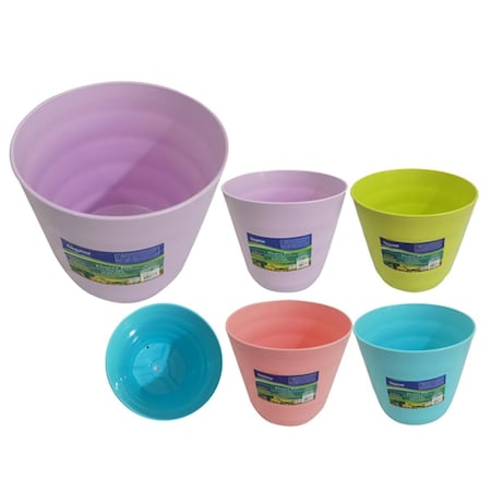 77 Ft Dia X 67 In Flower Pot Planter 4 Assorted Color